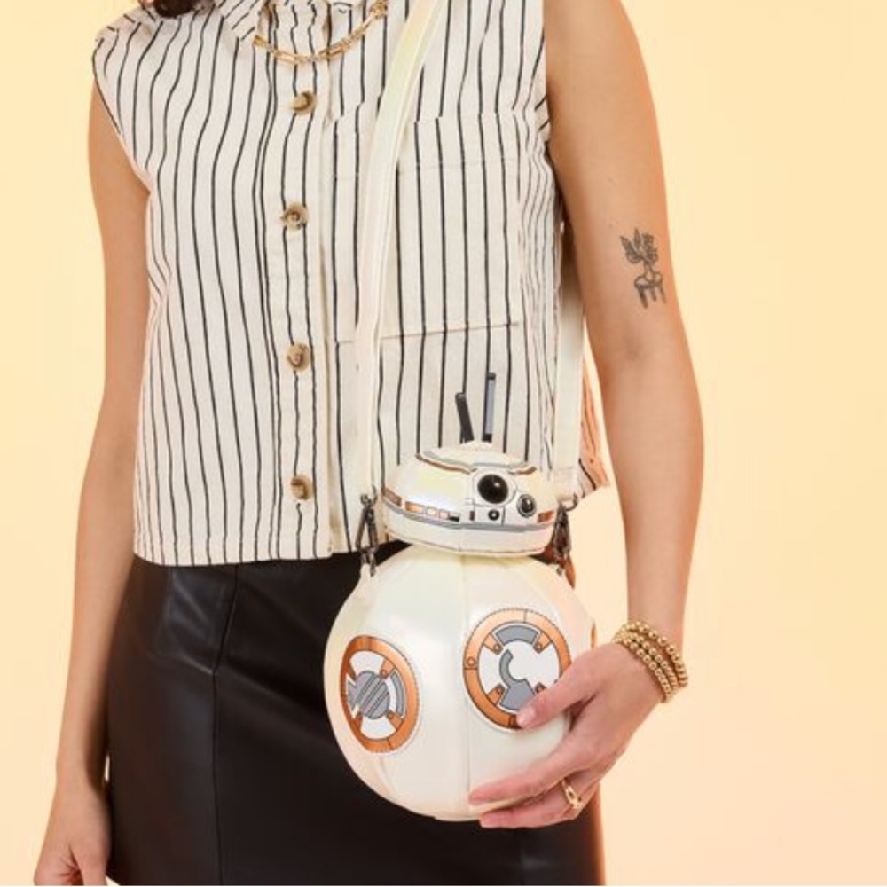 Loungefly Star Wars: The Force Awakens BB-8 Droid Figural Crossbody Bag NWT